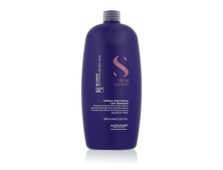 Shampoo ALFAPARF MILANO Semi Di Lino Blonde Intense Anti-Yellow Low Shampoo 1000 ml