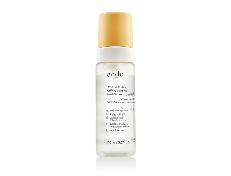 Reinigungsschaum Ondo Beauty 36.5 PONG-PONG PHA & Saponaria Purifying Foaming Facial Cleanser 150 ml