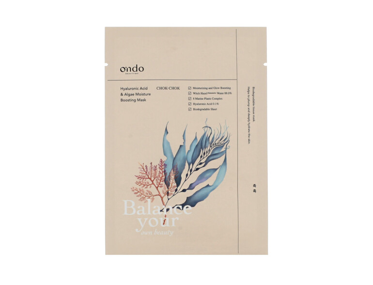 Gesichtsmaske Ondo Beauty 36.5 CHOK-CHOK Hyaluronic Acid & Algae Moisture Boosting Mask 25 g