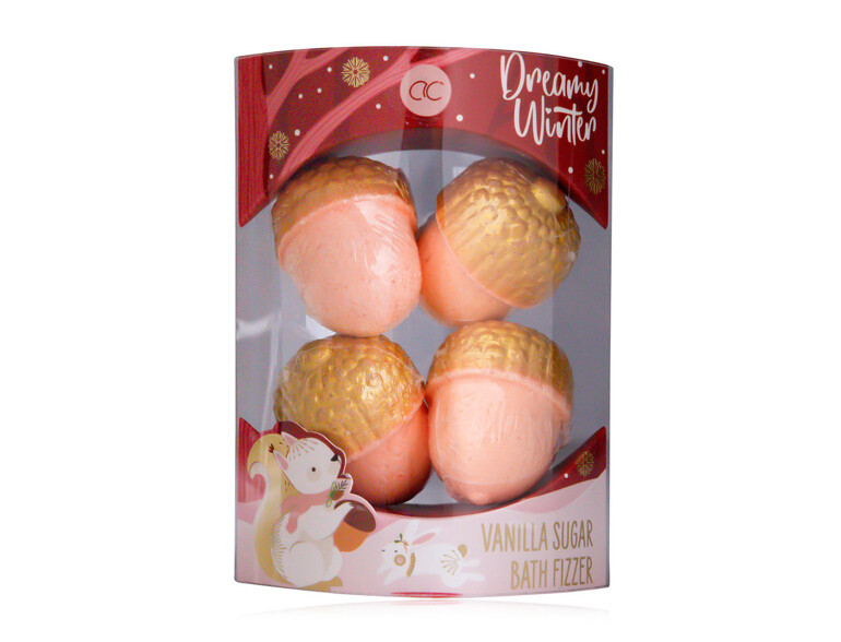 Badebombe Accentra Dreamy Winter Vanilla Sugar Fizzer 4x30 g