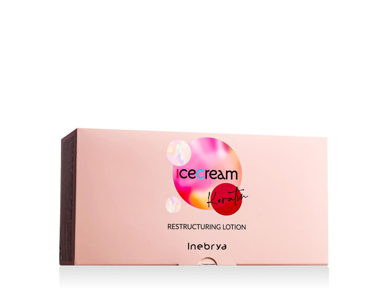 Haarserum Inebrya Ice Cream Keratin Restructuring Lotion 12x11 ml