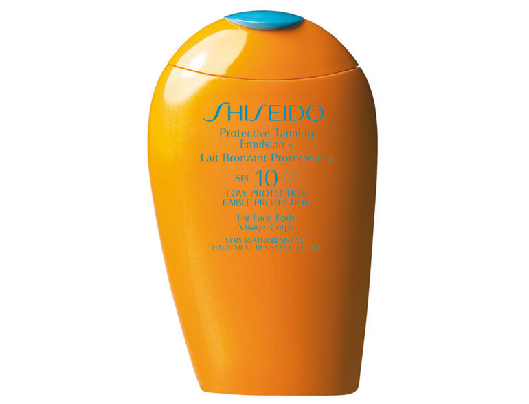 Sonnenschutz Shiseido Protective Tanning SPF10 150 ml Beschädigte Schachtel