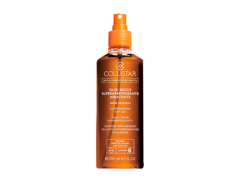 Sonnenschutz Collistar Special Perfect Tan Supertanning Dry Oil SPF6 200 ml Beschädigte Schachtel