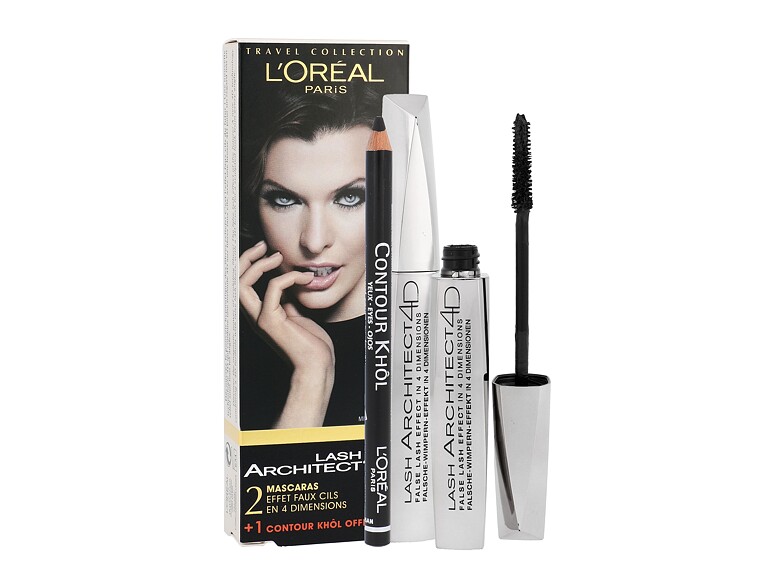 Mascara L'Oréal Paris Lash Architect 4D 10,5 ml Black Sets