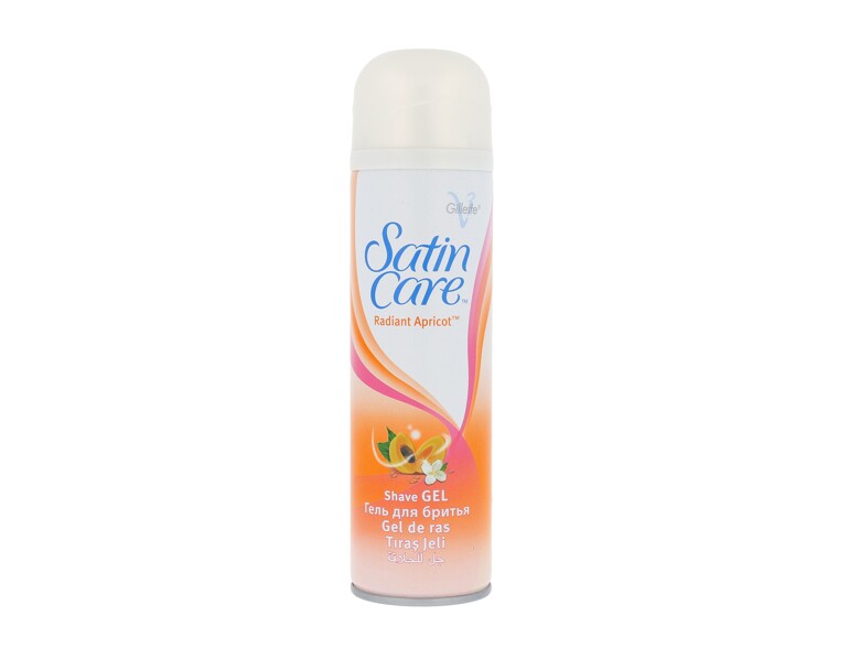 Rasiergel Gillette Satin Care Radiant Apricot 200 ml Beschädigtes Flakon