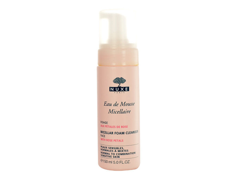 Mousse nettoyante NUXE Rose Petals Cleanser Micellar 150 ml flacon endommagé