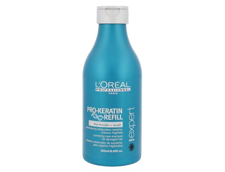 Shampoo L'Oréal Professionnel Série Expert Pro-Keratin Refill 250 ml flacone danneggiato