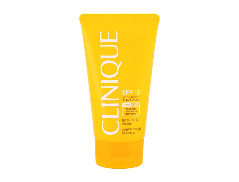 Protezione solare per il corpo Clinique Sun Care Face Body Cream SPF15 150 ml