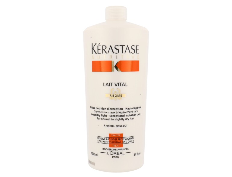  Après-shampooing Kérastase Nutritive Lait Vital Irisome 1000 ml flacon endommagé
