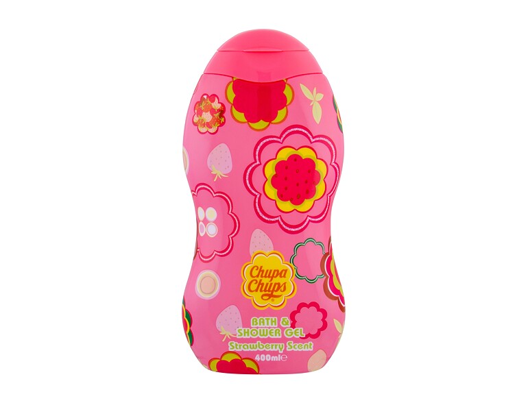 Duschgel Chupa Chups Bath & Shower Strawberry Scent 400 ml