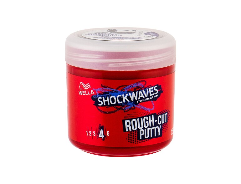 Cera per capelli Wella Shockwaves Rough-Cut Putty 150 ml