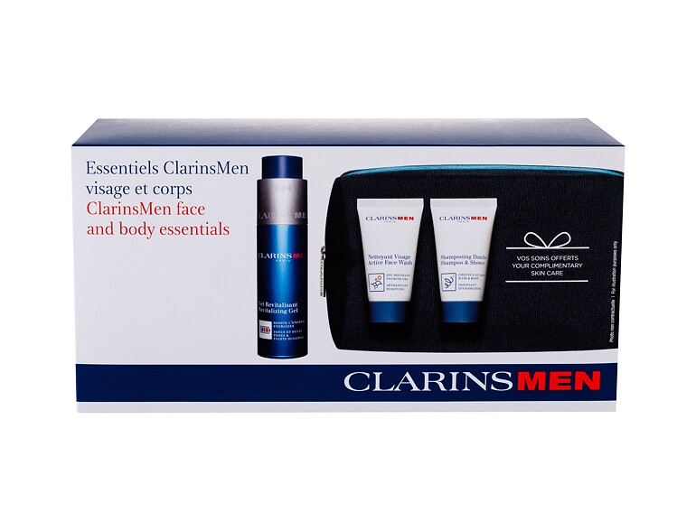 Gesichtsgel Clarins Men Revitalizing Gel 50 ml Sets