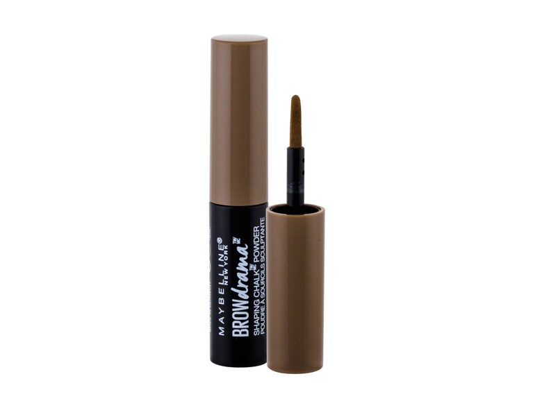 Poudre Sourcils Maybelline Brow Drama Shaping Chalk 1 g 120 Medium Brown