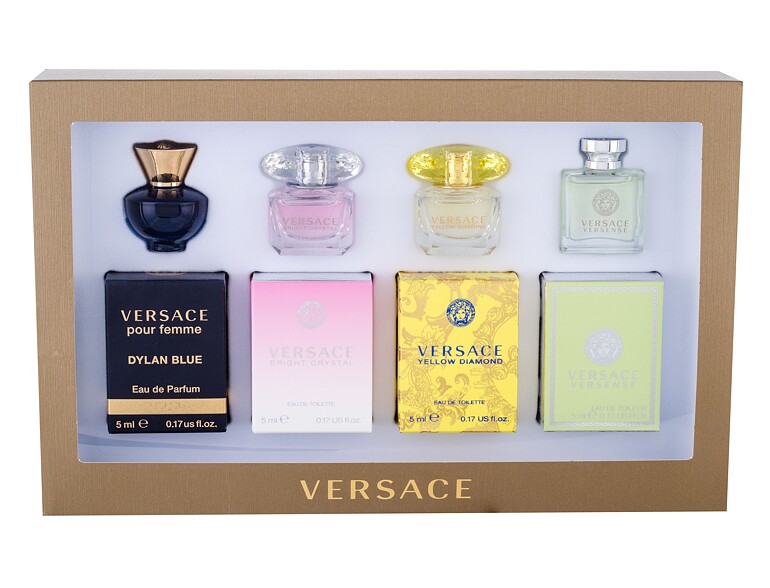 Eau de Toilette Versace Mini Set 1 4x5 ml Beschädigte Schachtel Sets