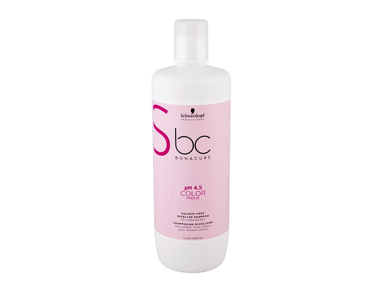 Shampoo Schwarzkopf Professional BC Bonacure pH 4.5 Color Freeze Sulfate-Free Micellar 1000 ml Beschädigtes Flakon