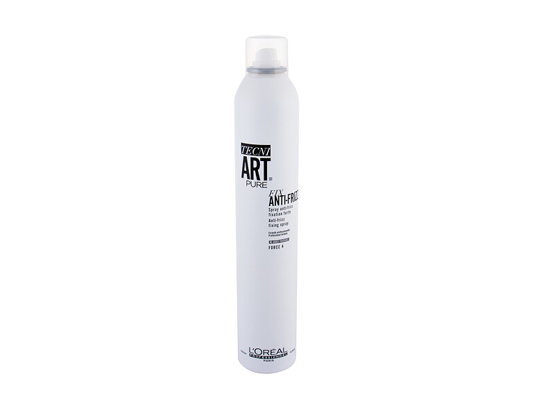 Haarspray  L'Oréal Professionnel Tecni.Art Fix Anti-Frizz Pure 400 ml Beschädigtes Flakon