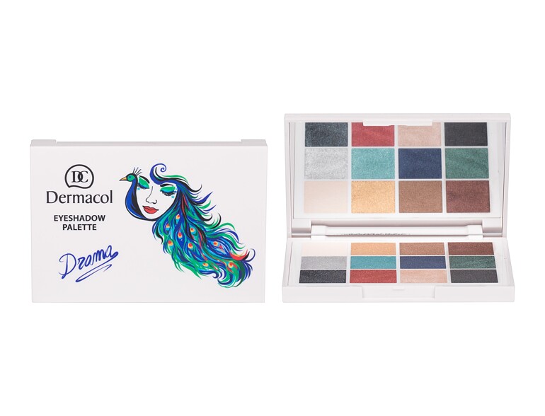 Lidschatten Dermacol Luxury Eyeshadow Palette Drama 18 g