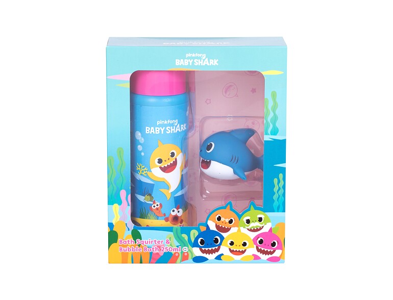 Badeschaum Pinkfong Baby Shark Bubble Bath Kit 250 ml Beschädigte Schachtel Sets