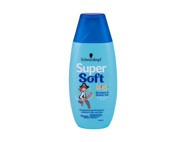 Shampooing Schwarzkopf Super Soft Kids Shampoo & Shower Gel 250 ml