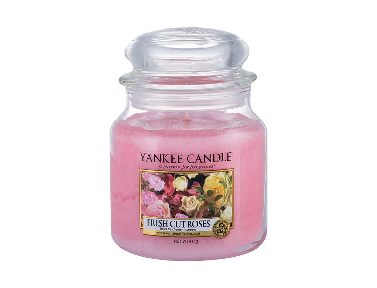 Bougie parfumée Yankee Candle Fresh Cut Roses 411 g
