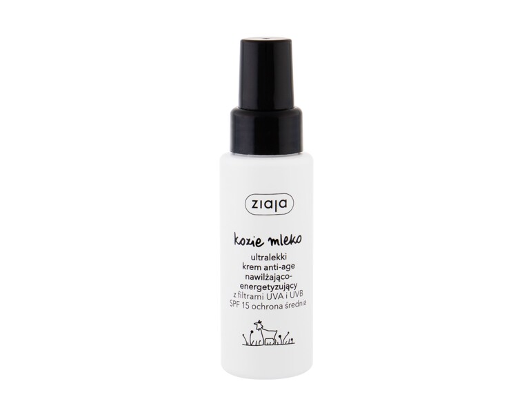 Tagescreme Ziaja Goat´s Milk Ultralight Face Cream SPF 15 50 ml Beschädigte Schachtel