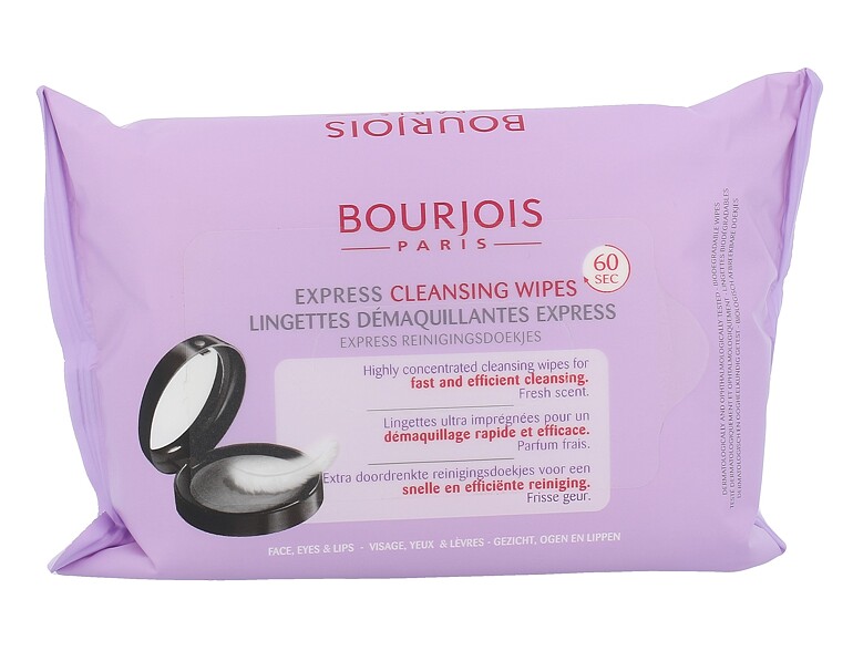 Salviette detergenti BOURJOIS Paris Express Cleansing Wipes 25 St.
