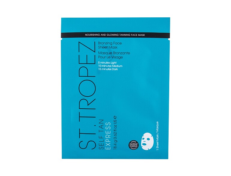 Selbstbräuner St.Tropez Self Tan Express Bronzing Face Sheet Mask 18,4 g