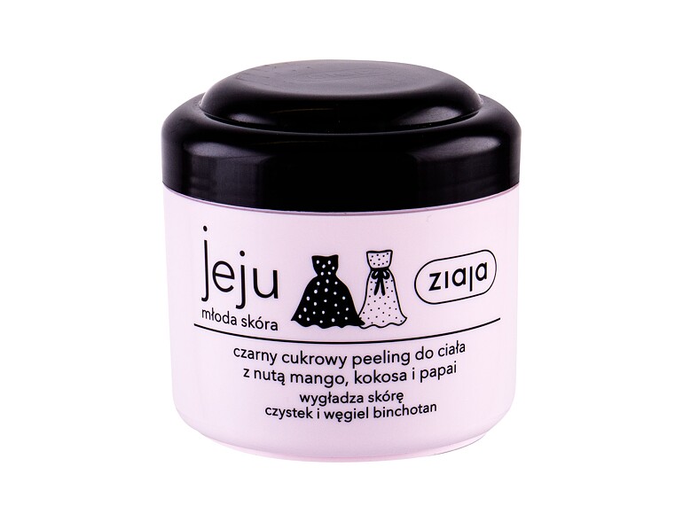 Körperpeeling Ziaja Jeju Black Sugar Body Scrub 200 ml