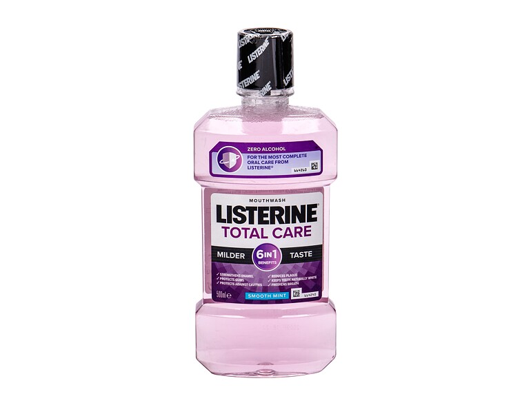 Mundwasser Listerine Total Care Mild Taste Smooth Mint 500 ml Beschädigte Verpackung