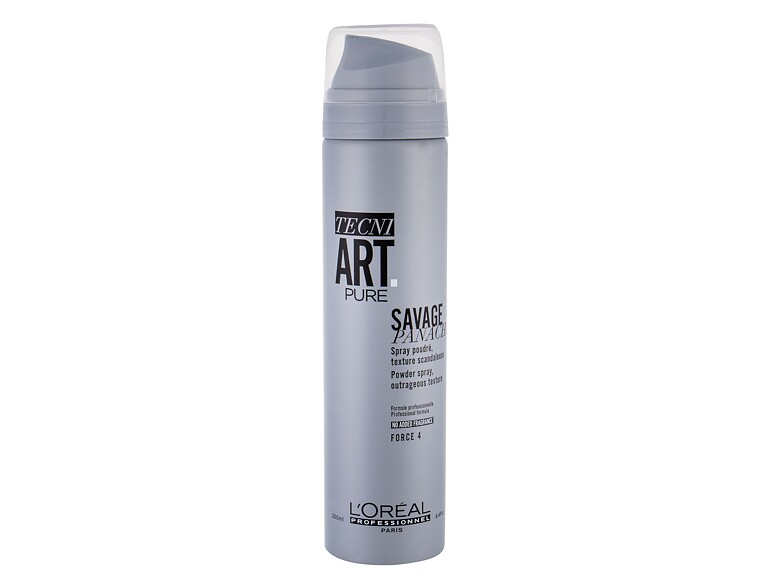 Für Haarvolumen  L'Oréal Professionnel Tecni.Art Savage Panache Pure Powder Spray 250 ml Beschädigtes Flakon