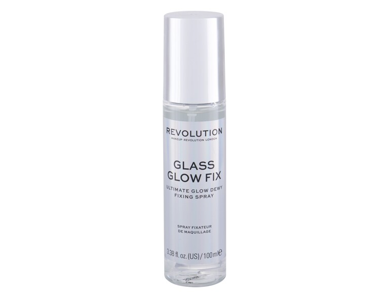 Fixateur de maquillage Makeup Revolution London Glass Glow Fix 100 ml