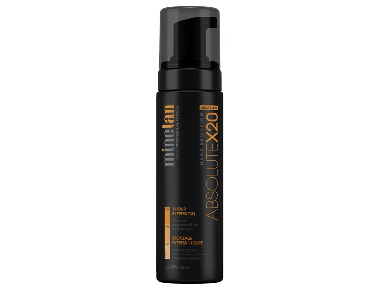 Prodotti autoabbronzanti MineTan Absolute X20 Self Tan Foam Ultra Dark 200 ml