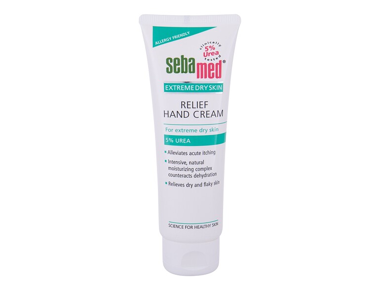 Crema per le mani SebaMed Extreme Dry Skin Relief Hand Cream 5% Urea 75 ml