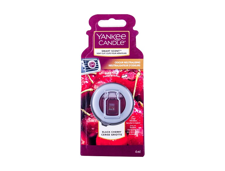 Deodorante per auto Yankee Candle Black Cherry 4 ml scatola danneggiata
