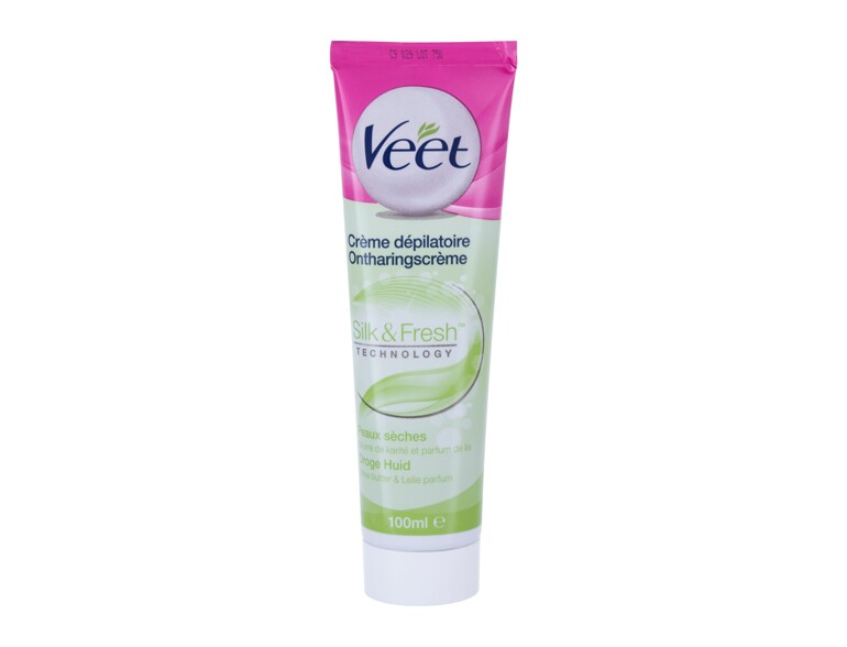 Depilationspräparat Veet Silky Fresh Dry Skin 100 ml Beschädigte Schachtel