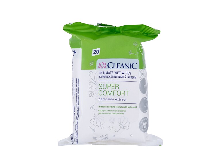 Intimhygiene Cleanic Super Comfort Camomile 20 St.