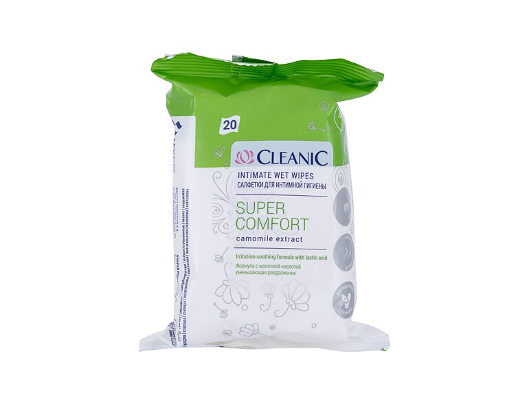 Hygiène intime Cleanic Super Comfort Camomile 20 St.