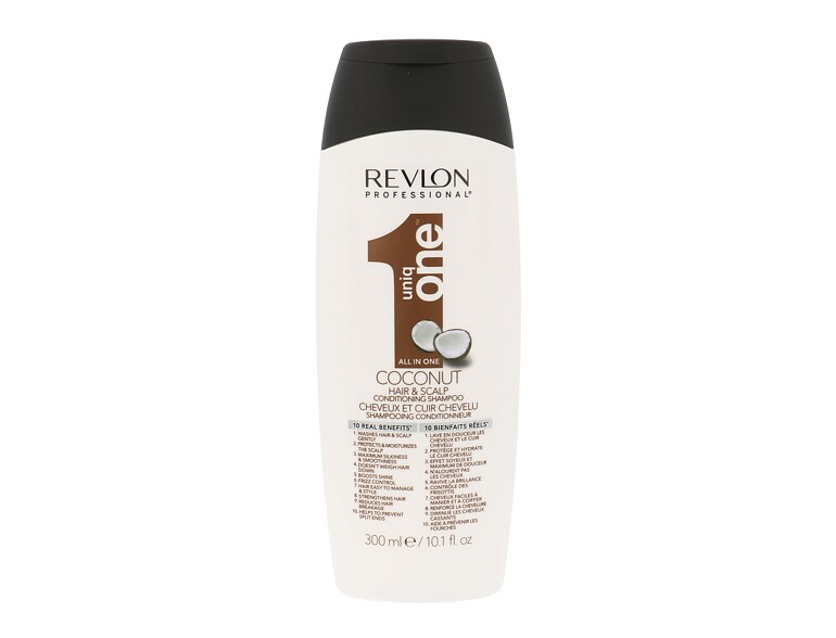 Shampoo Revlon Professional Uniq One Coconut 300 ml Beschädigtes Flakon