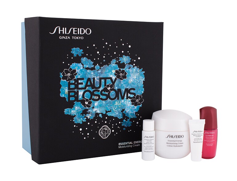 Crema giorno per il viso Shiseido Essential Energy Beauty Blossoms 50 ml Sets
