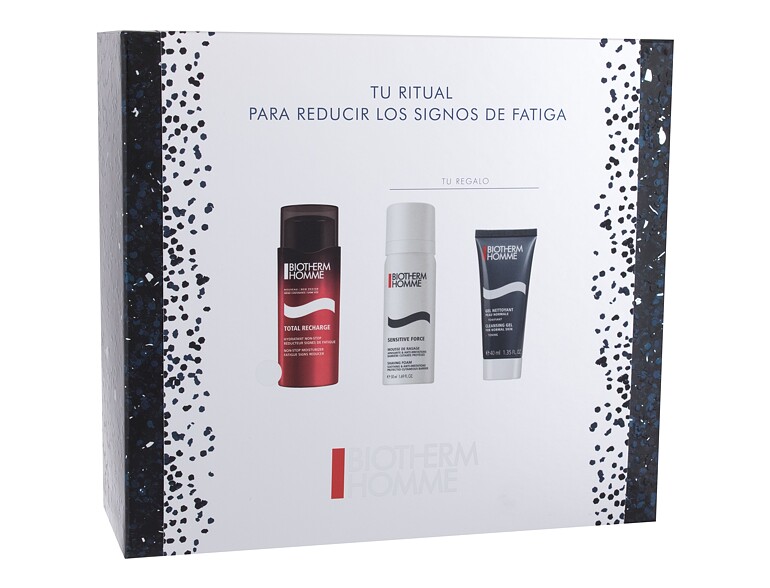 Tagescreme Biotherm Homme Total Recharge Non-stop Moisturizer 50 ml Beschädigte Schachtel Sets