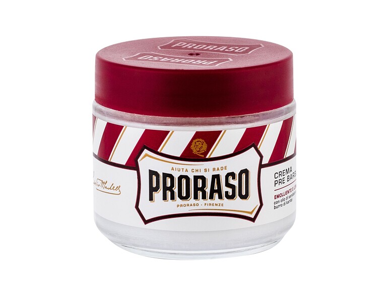 Prodotto pre-rasatura PRORASO Red Pre-Shave Cream 100 ml scatola danneggiata