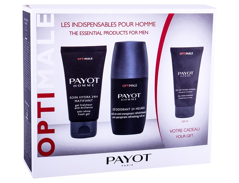 Gesichtsgel PAYOT Homme Optimale 50 ml Beschädigte Schachtel Sets