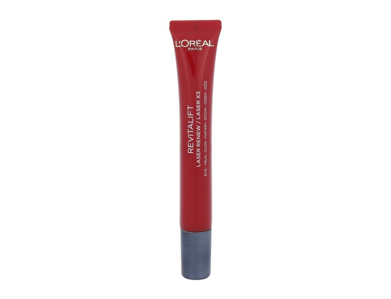 Crème contour des yeux L'Oréal Paris Revitalift Laser X3 Anti-Ageing Power Eye Cream 15 ml boîte end