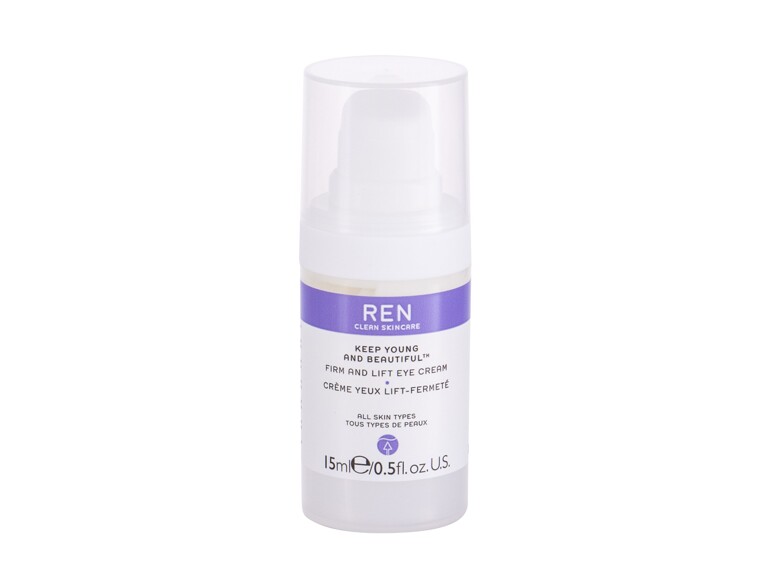 Crema contorno occhi REN Clean Skincare Keep Young And Beautiful Firm And Lift 15 ml scatola dannegg