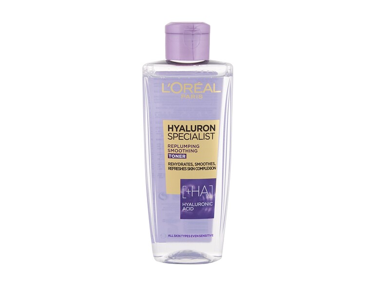 Lotion visage et spray  L'Oréal Paris Hyaluron Specialist Replumping Smoothing Toner 200 ml