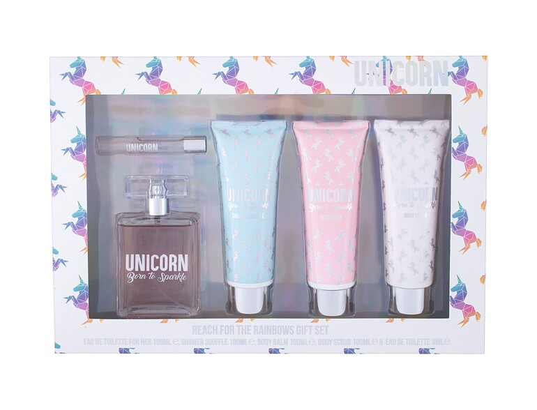 Eau de toilette Unicorn Born To Sparkle 100 ml boîte endommagée Sets
