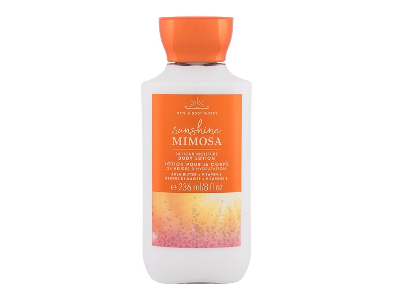 Lait corps Bath & Body Works Sunshine Mimosa 236 ml emballage endommagé