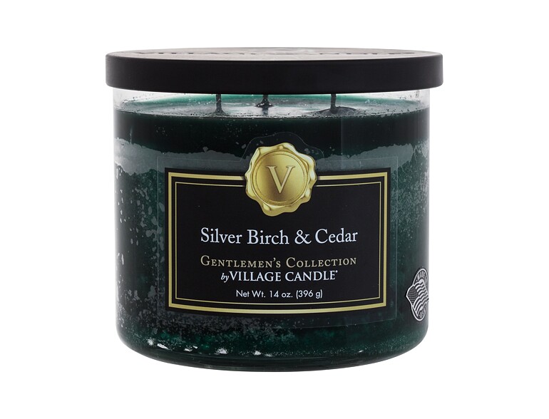 Candela profumata Village Candle Gentlemen's Collection Silver Birch & Cedar 396 g