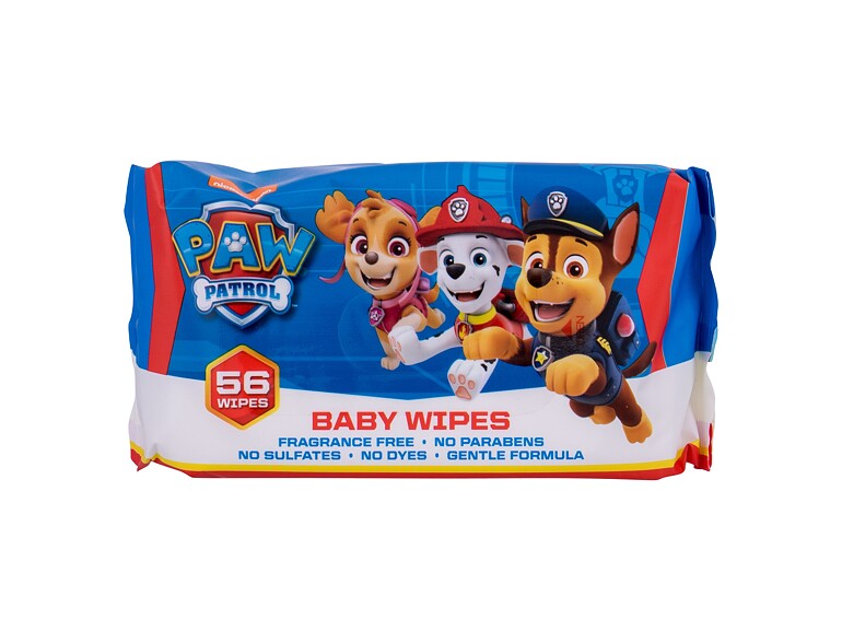 Salviettine detergenti Nickelodeon Paw Patrol Baby Wipes 56 St. confezione danneggiata