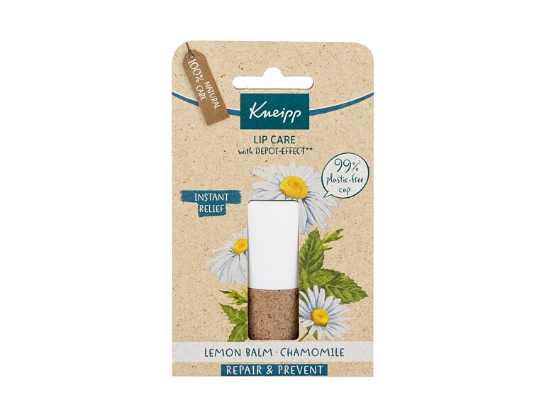 Balsamo per le labbra Kneipp Lip Care Lemon Balm & Chamomile 4,7 g